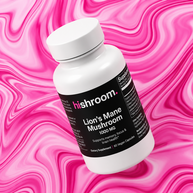 Lion's Mane Mushroom 1000mg Capsules