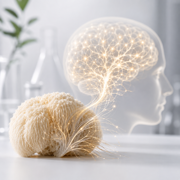 Built on Lion's Mane, the brain mushroom
